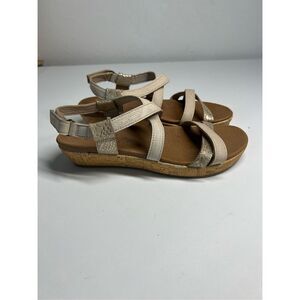 Skechers Luxe Foam Comfort Velcro Strap Sandals Size 5,5